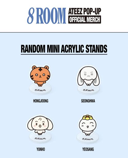 ATEEZ - 8ROOM 7TH ANNIVERSARY POP-UP OFFICIAL MD Nolae