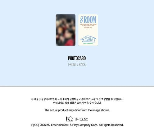 ATEEZ - 8ROOM 7TH ANNIVERSARY POP-UP OFFICIAL MD Nolae