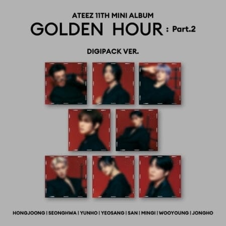 ATEEZ - GOLDEN HOUR: PART.2 SET + TOKTOQ Gift Nolae