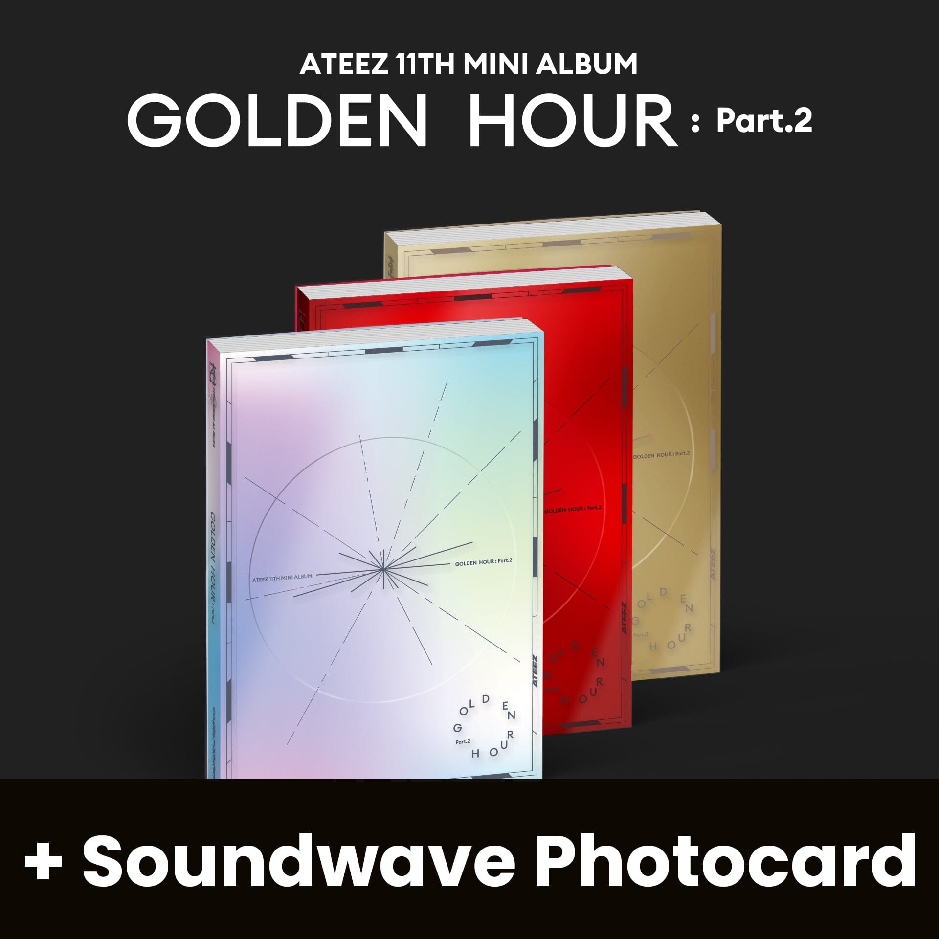 ATEEZ - GOLDEN HOUR: PART.2 + Soundwave Photocard Nolae