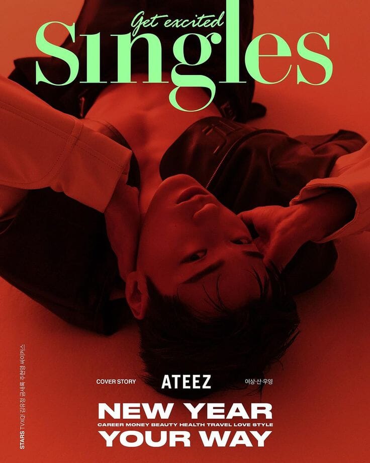 ATEEZ - SINGLES MAGAZINE (2024 JANUARY ISSUE) Nolae