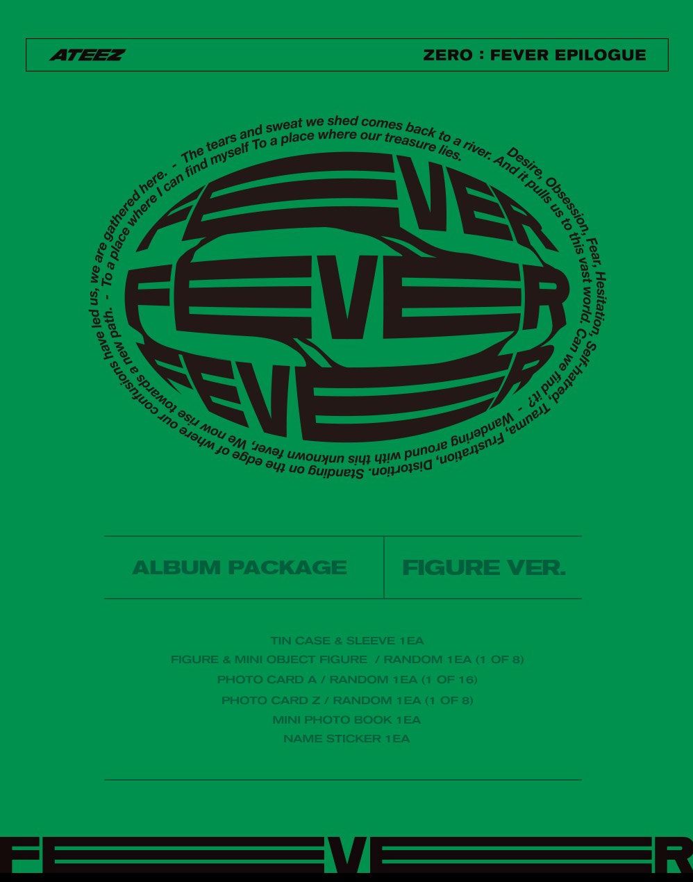 ATEEZ - ZERO : FEVER EPILOGUE (FIGURE VER.) + Mini Record Gift