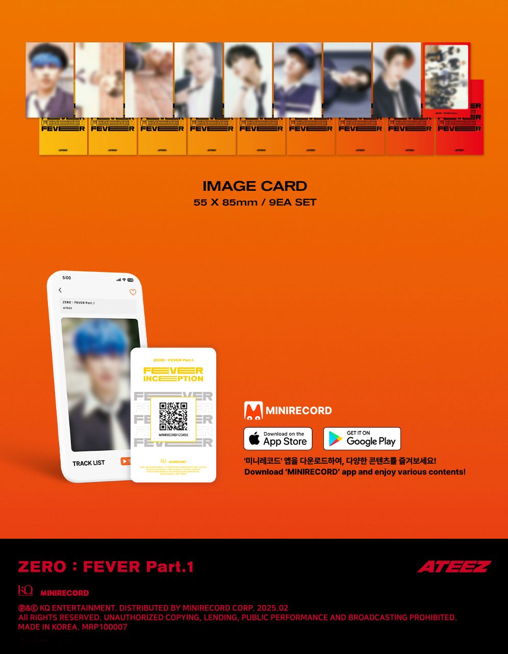 ATEEZ - ZERO : FEVER PART.1 (PLATFORM VER.) + Mini Record Gift Nolae