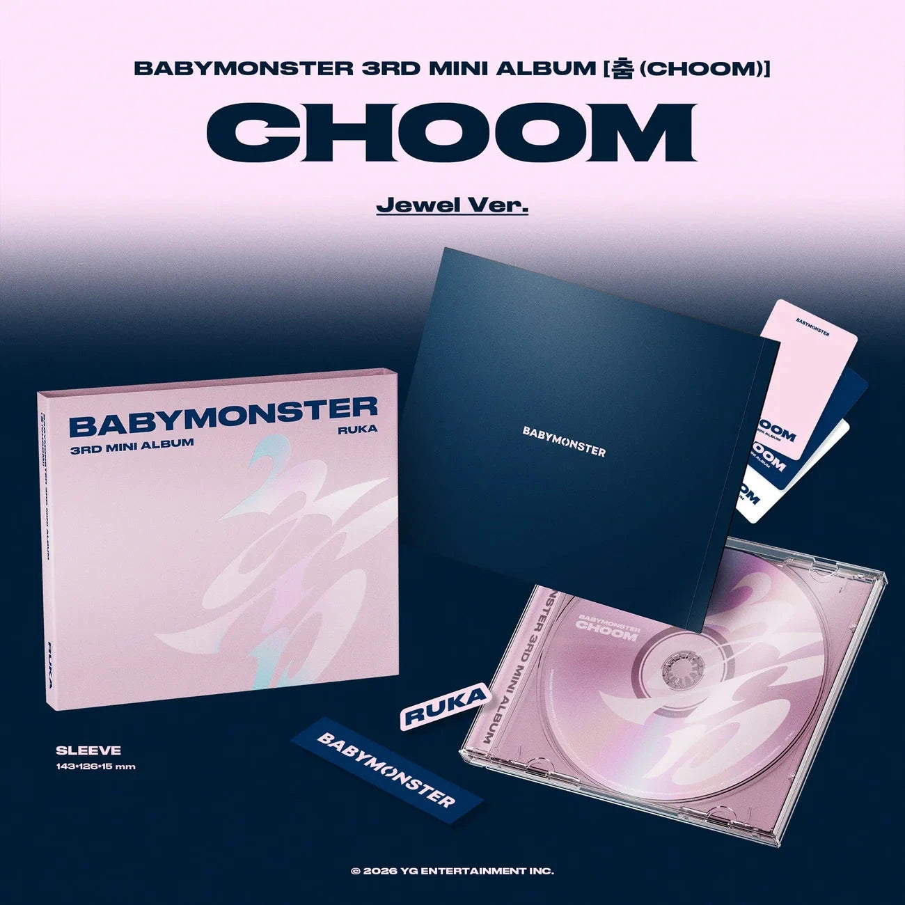 BABYMONSTER - CHOOM SET + (JEWEL VER.) SET + EARLY-BIRD Weverse Gift Nolae