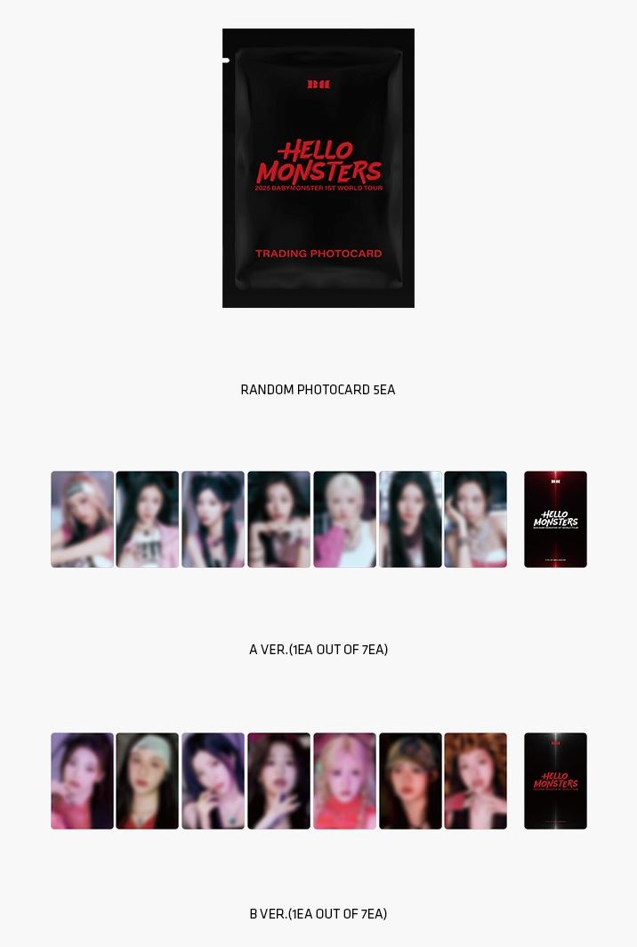 BABYMONSTER - TRADING PHOTOCARD (HELLO MONSTERS) Nolae