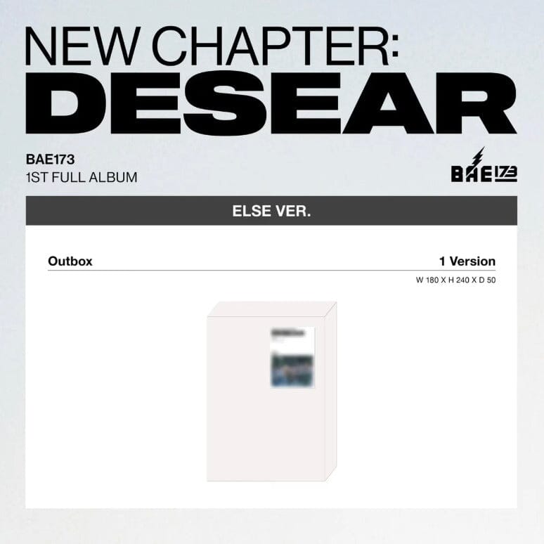 BAE173 - NEW CHAPTER : DESEAR Nolae