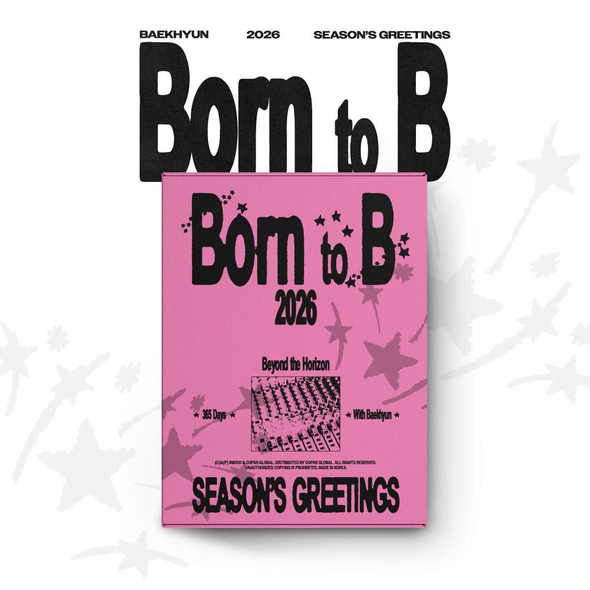 BAEKHYUN (EXO) - 2026 SEASON'S GREETINGS (BORN TO B) + Extra Photocard Nolae