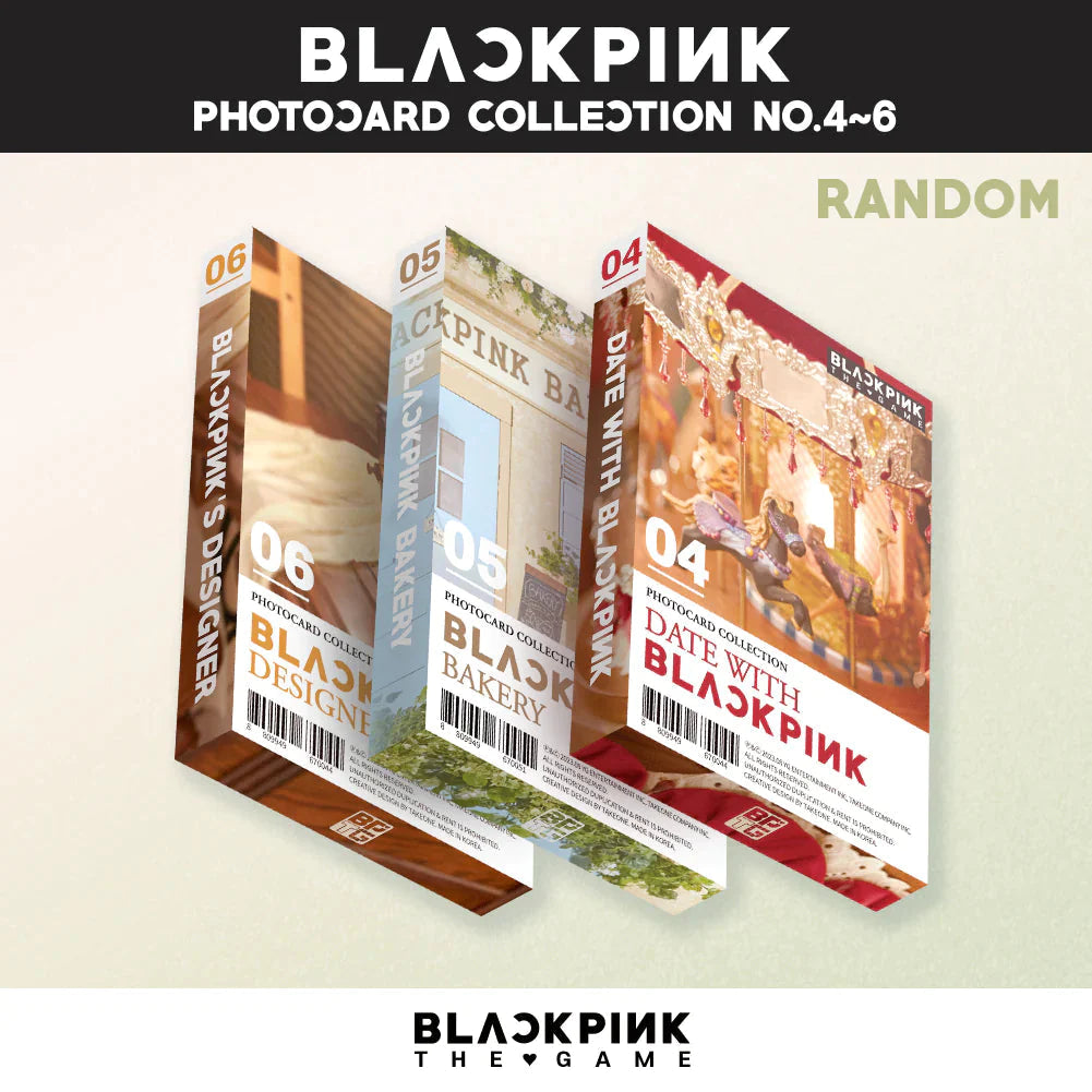 BLACKPINK - THE GAME PHOTOCARD COLLECTION 1/2 + Extra Photocard Nolae