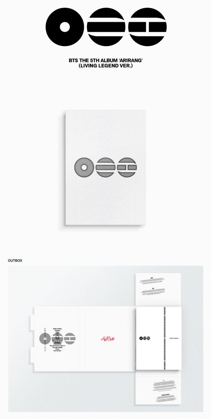 BTS - ARIRANG (LIVING LEGEND VER.) + Makestar Gift Nolae
