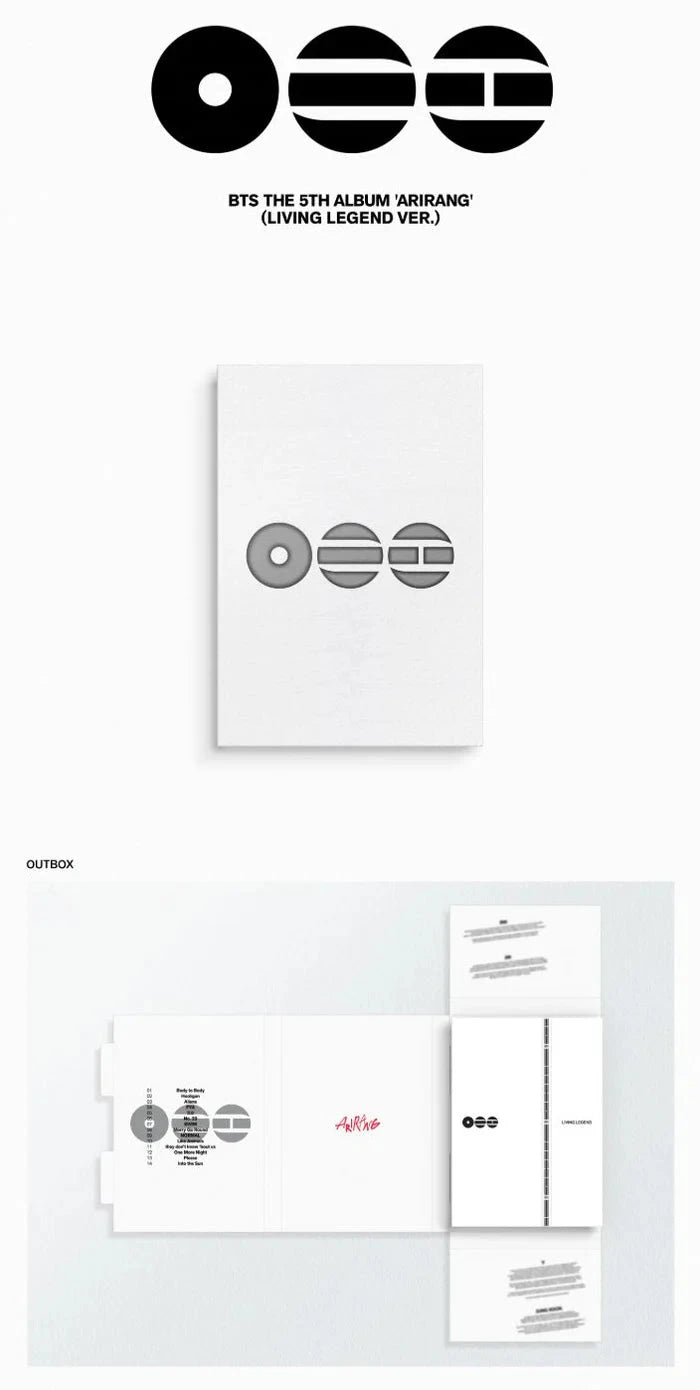 BTS - ARIRANG SET + Weverse Lucky Draw Gift Nolae