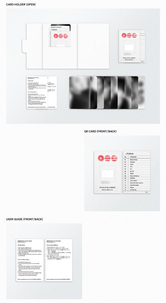 BTS - ARIRANG (WEVERSE ALBUMS VER.) + Makestar Gift Nolae