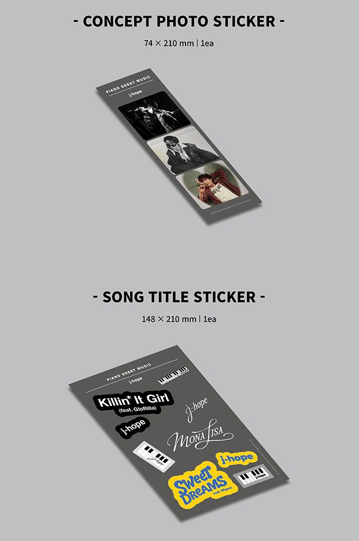 BTS - PIANO SHEET MUSIC : J-HOPE (PACKAGE) Nolae