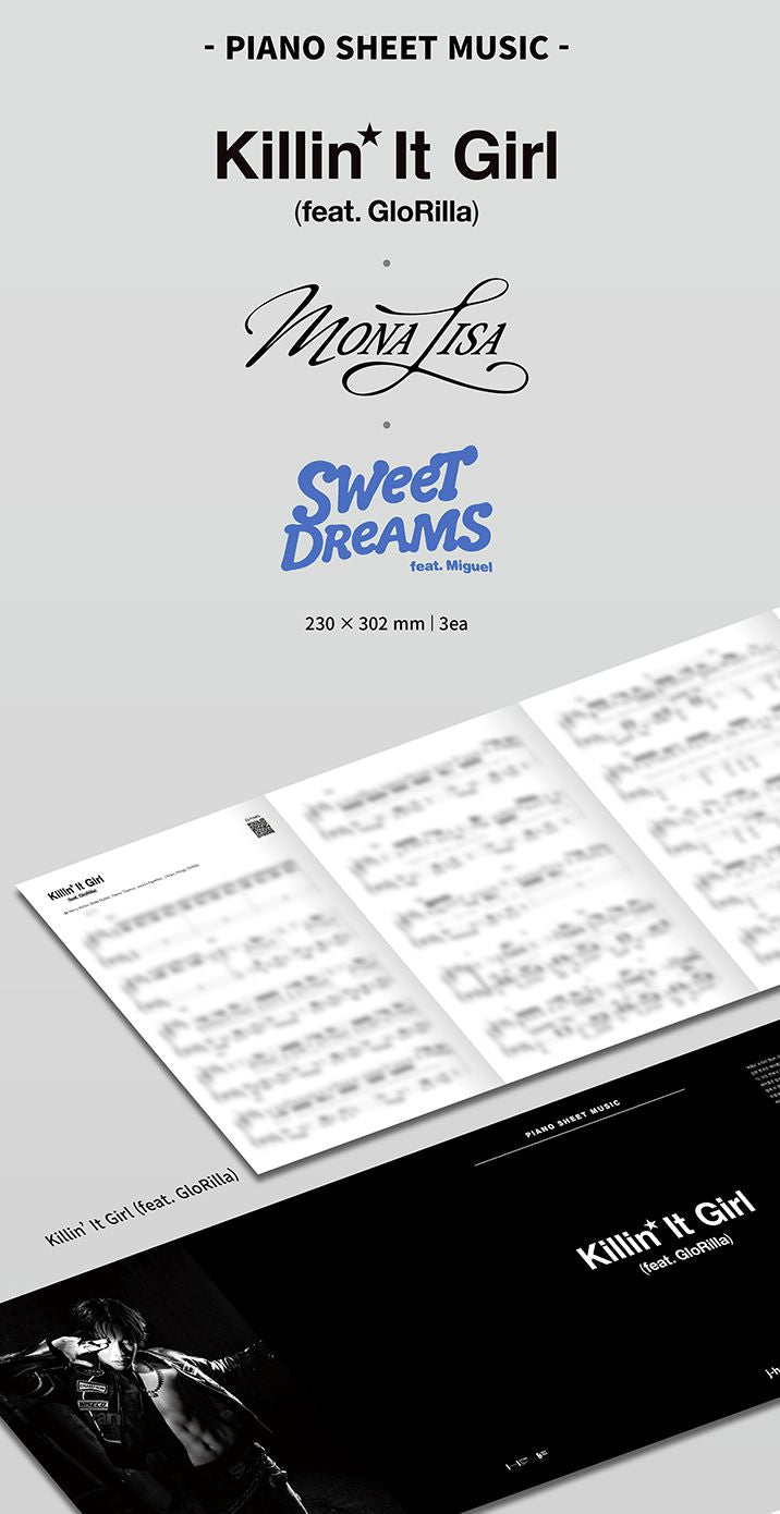 BTS - PIANO SHEET MUSIC : J-HOPE (PACKAGE) Nolae