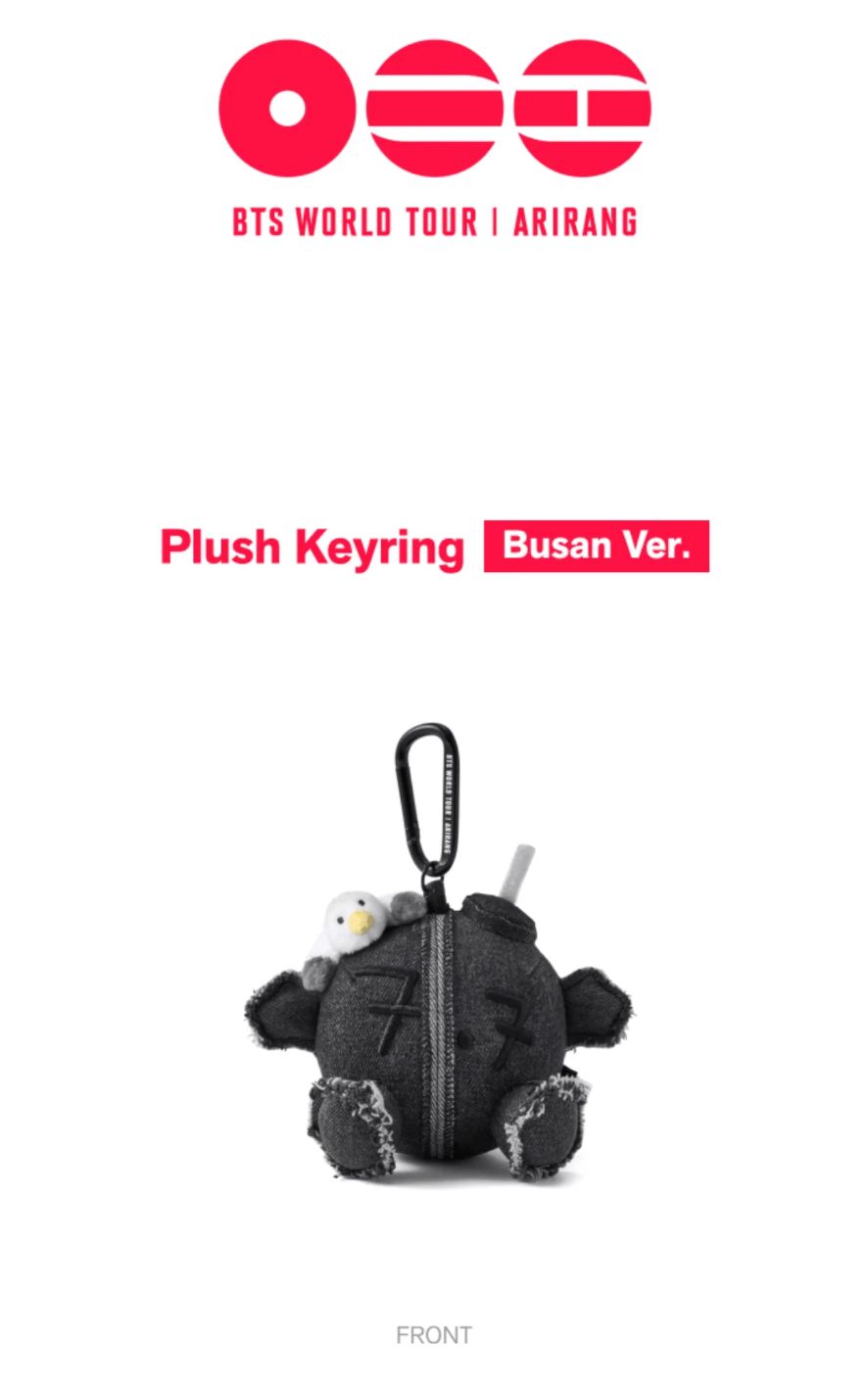 BTS - PLUSH KEYRING & MAGNET (WORLD TOUR 'ARIRANG' OFFICIAL MD) Nolae