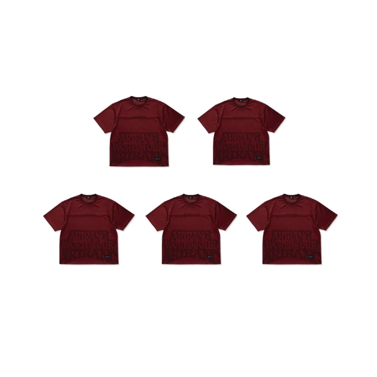 BTS - TOUR JERSEY EUROPE (WORLD TOUR 'ARIRANG' OFFICIAL MD) Nolae