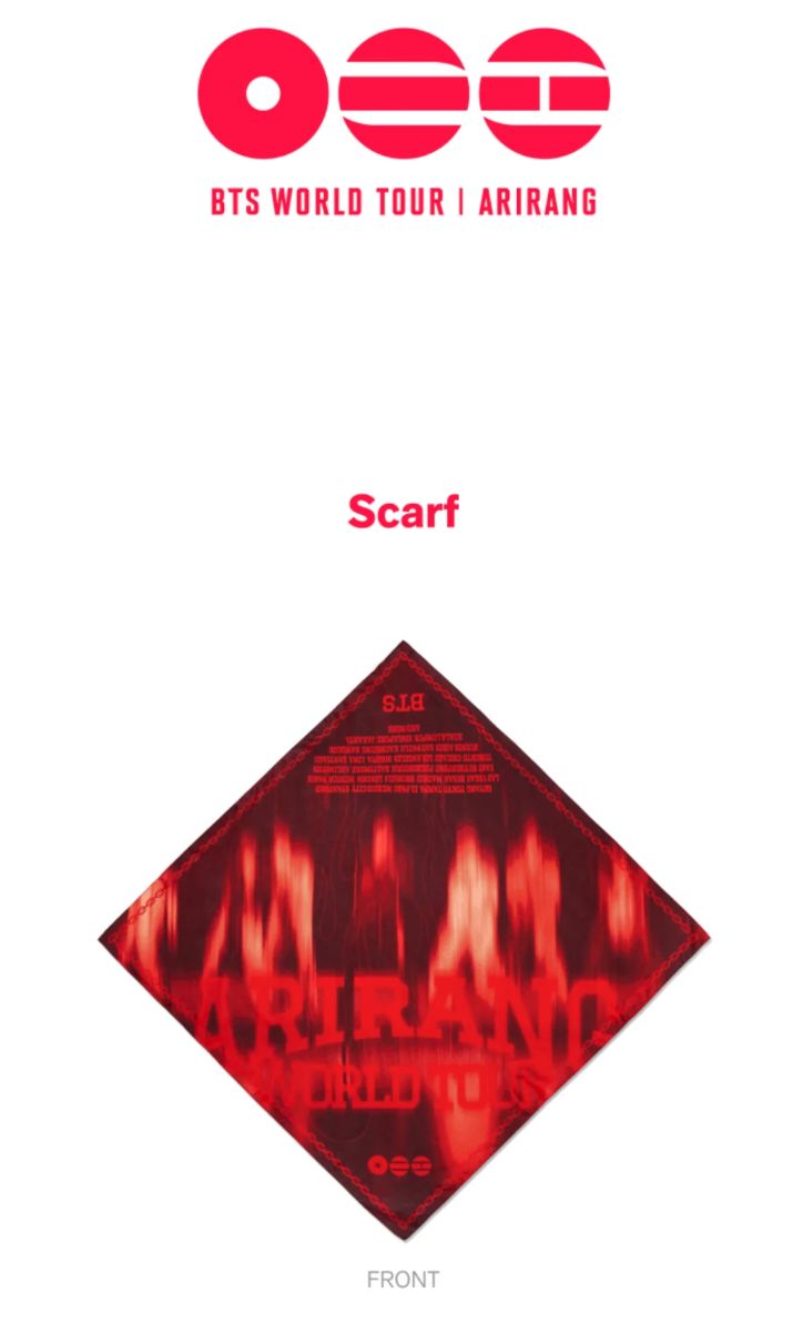 BTS - WORLD TOUR 'ARIRANG' 2ND DROP OFFICIAL MD 2 Nolae