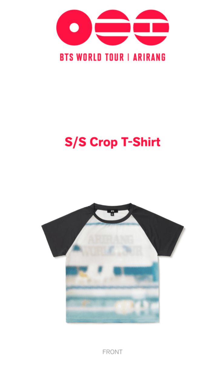 BTS - WORLD TOUR 'ARIRANG' 2ND DROP OFFICIAL MD Nolae