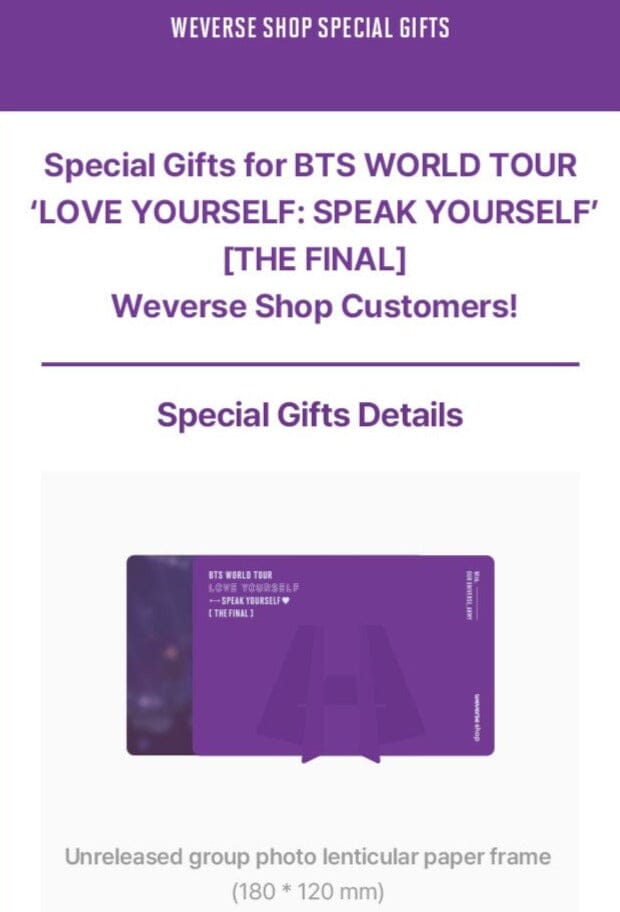 BTS - WORLD TOUR [LOVE YOURSELF : SPEAK YOURSELF THE FINAL] POB Nolae