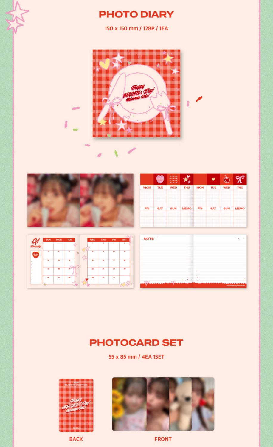 CHUU - 2025 SEASON'S GREETINGS (HAPPY CHUU'S DAY! CELEBRATE ME!) Nolae