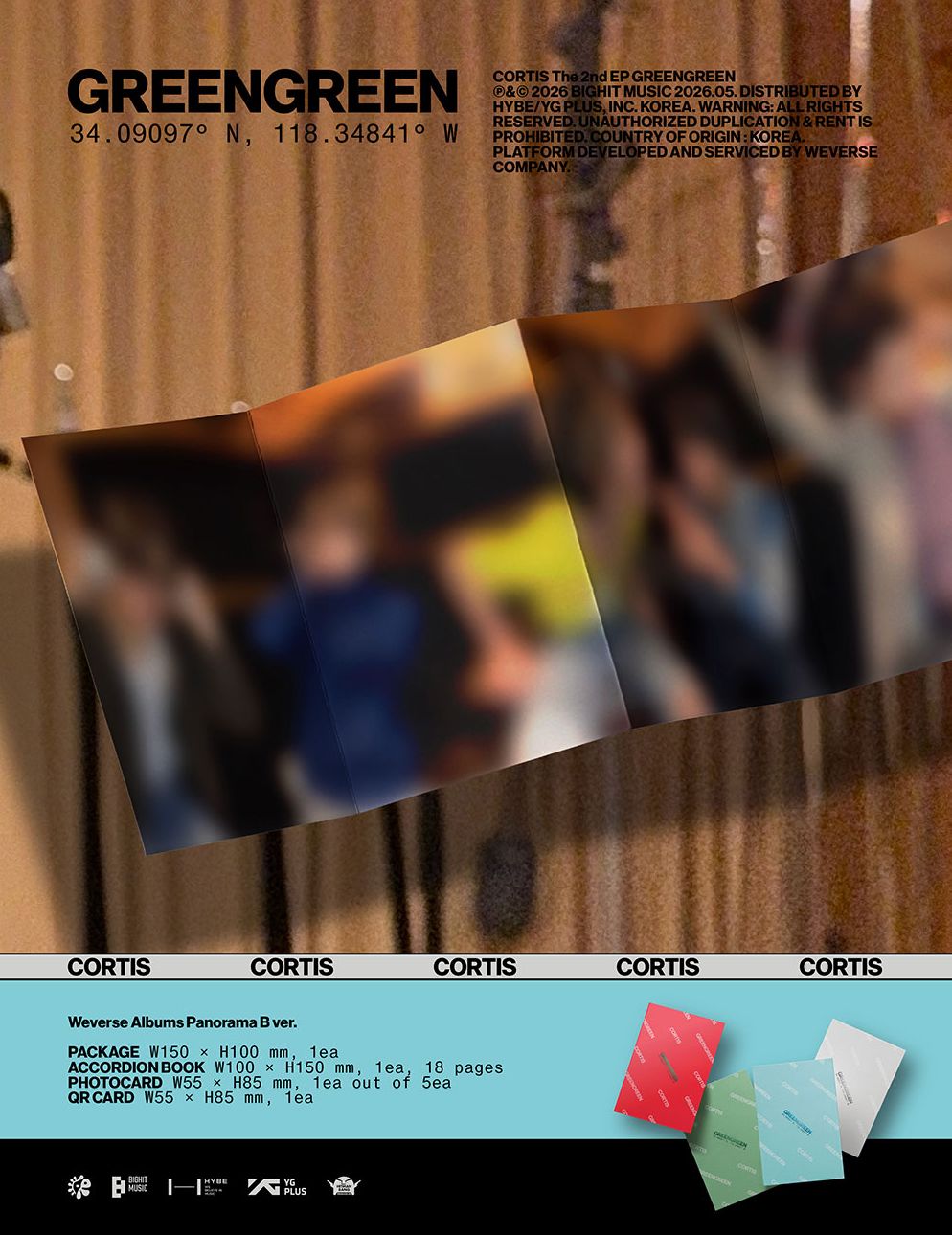 CORTIS - GREENGREEN (WEVERSE ALBUMS VER.) Nolae