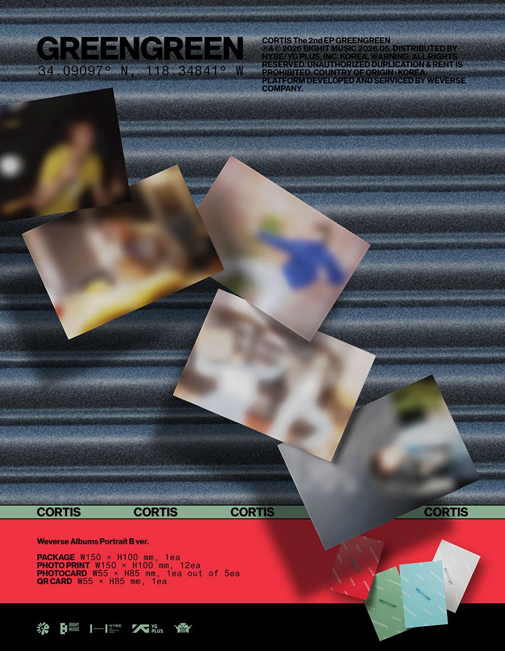 CORTIS - GREENGREEN (WEVERSE ALBUMS VER.) Nolae
