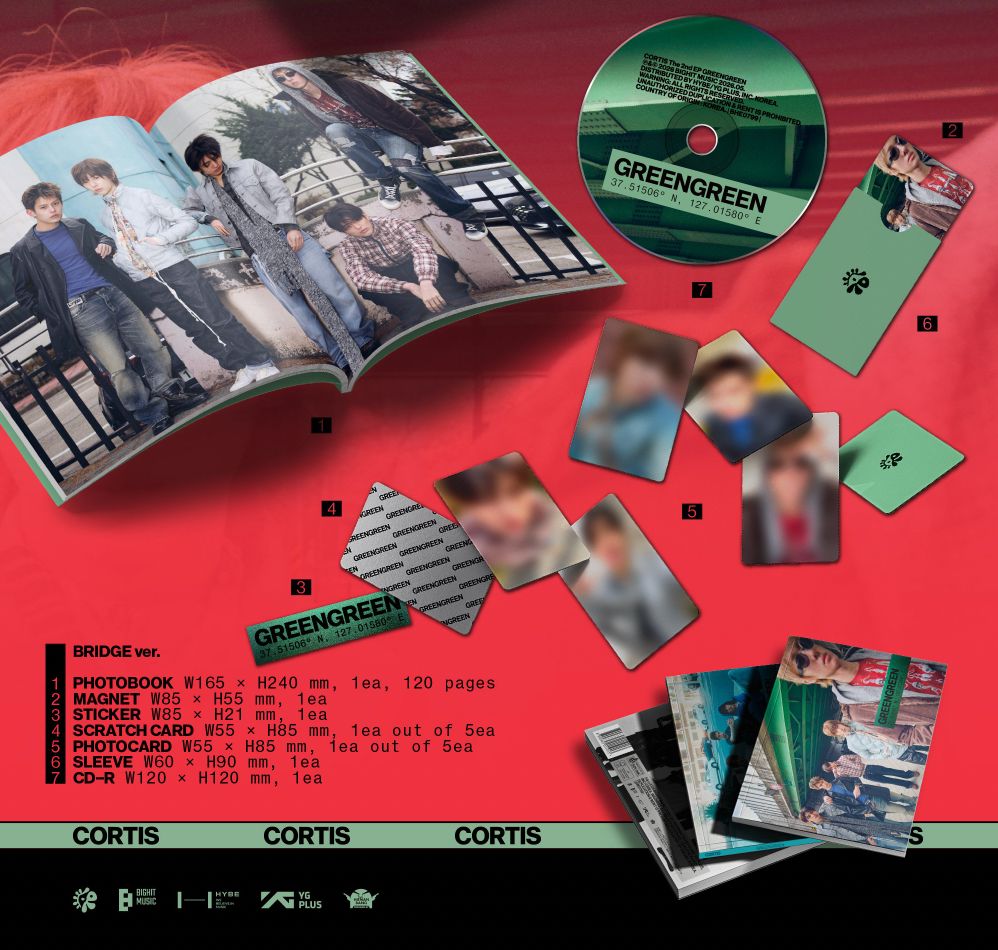CORTIS - GREENGREEN + Weverse Gift