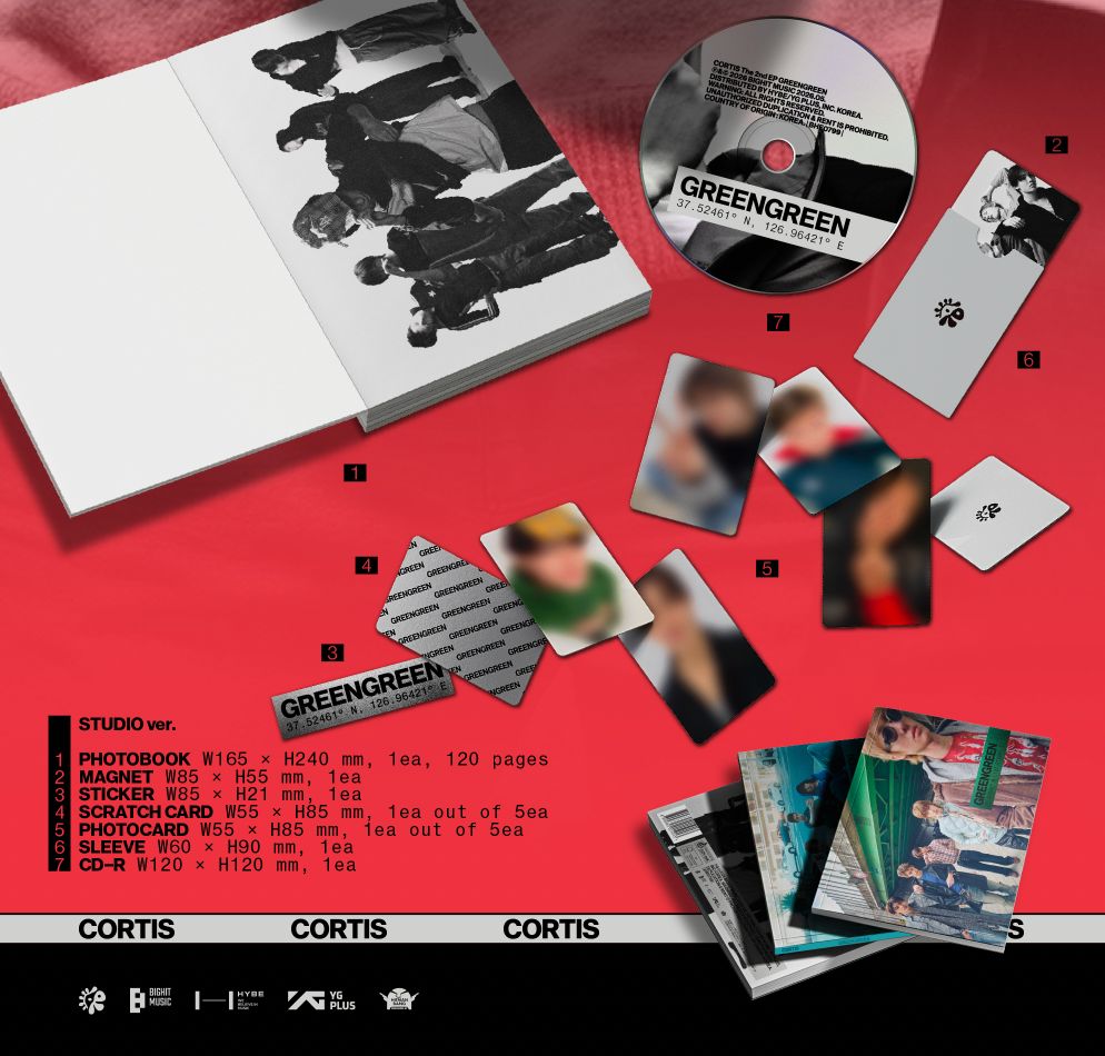 CORTIS - GREENGREEN + Weverse Gift