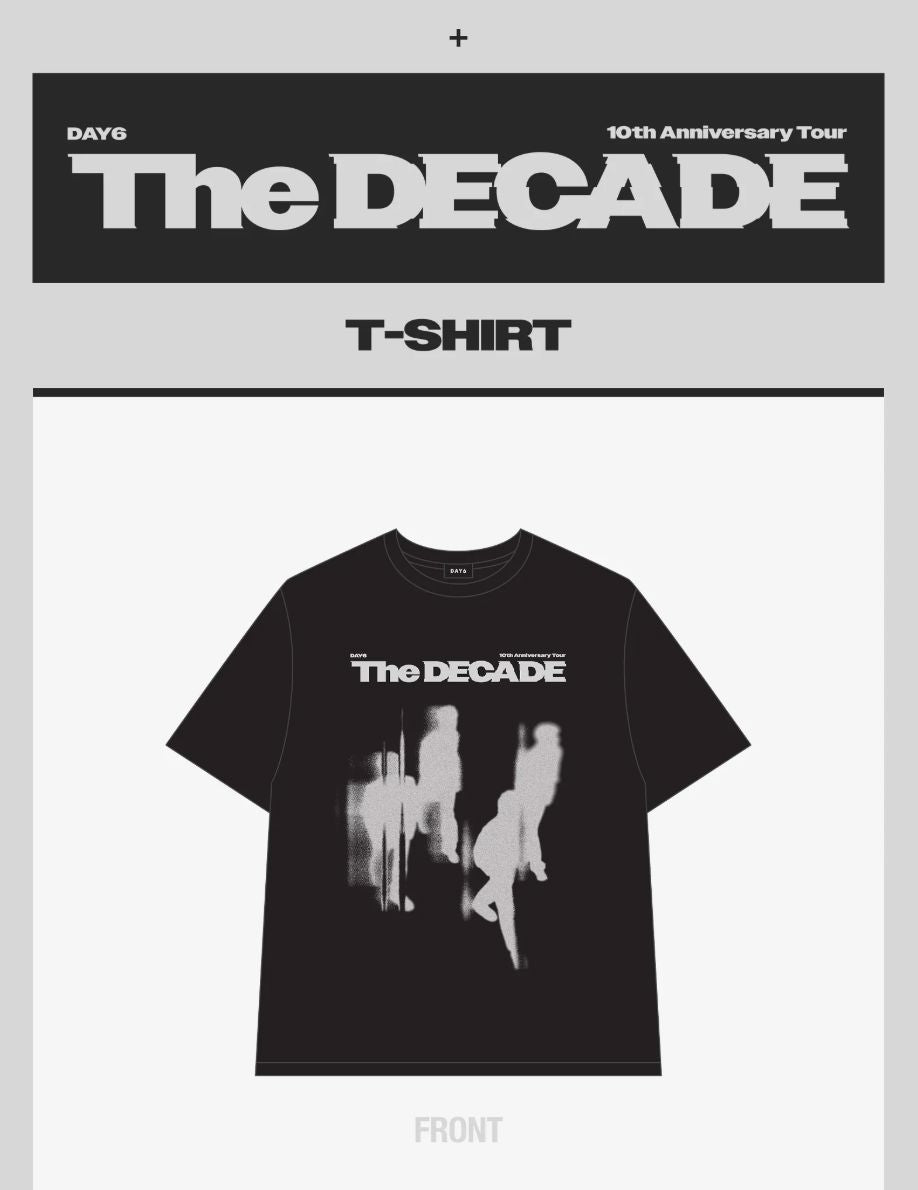 DAY6 - T-SHIRT & WIND BREAKER (THE DECADE '10TH ANNIVERSARY TOUR' MD)