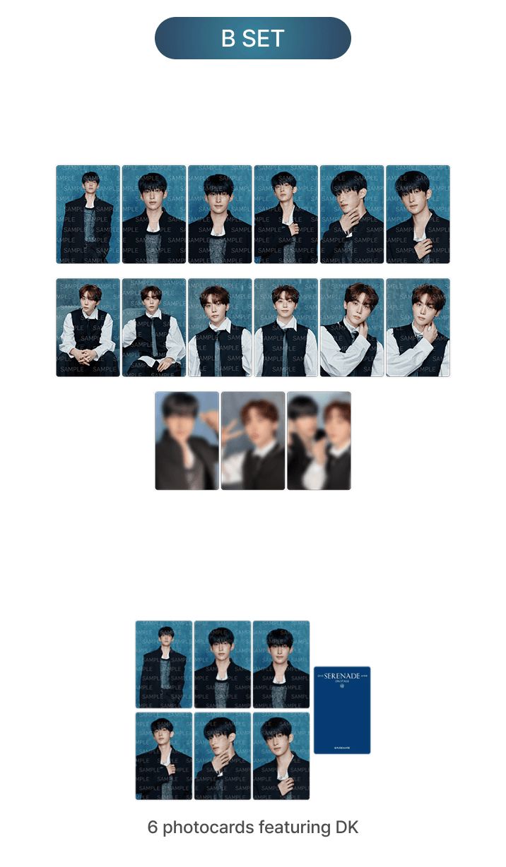 DXS (SEVENTEEN) - PHOTOCARD SET ('SERENADE' ON STAGE MD) Nolae