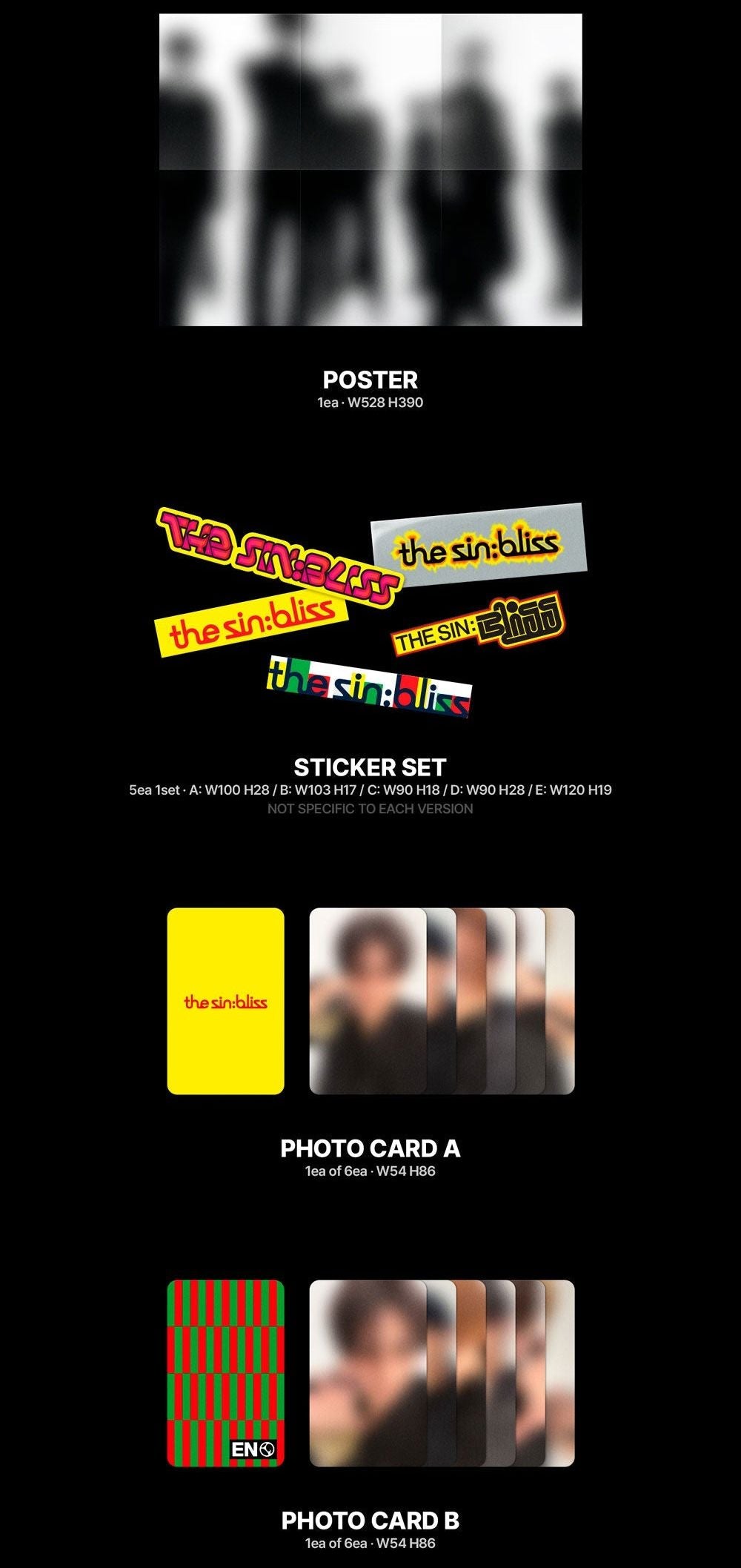 ENHYPEN - THE SIN: BLISS + APPLE MUSIC GIFT Nolae