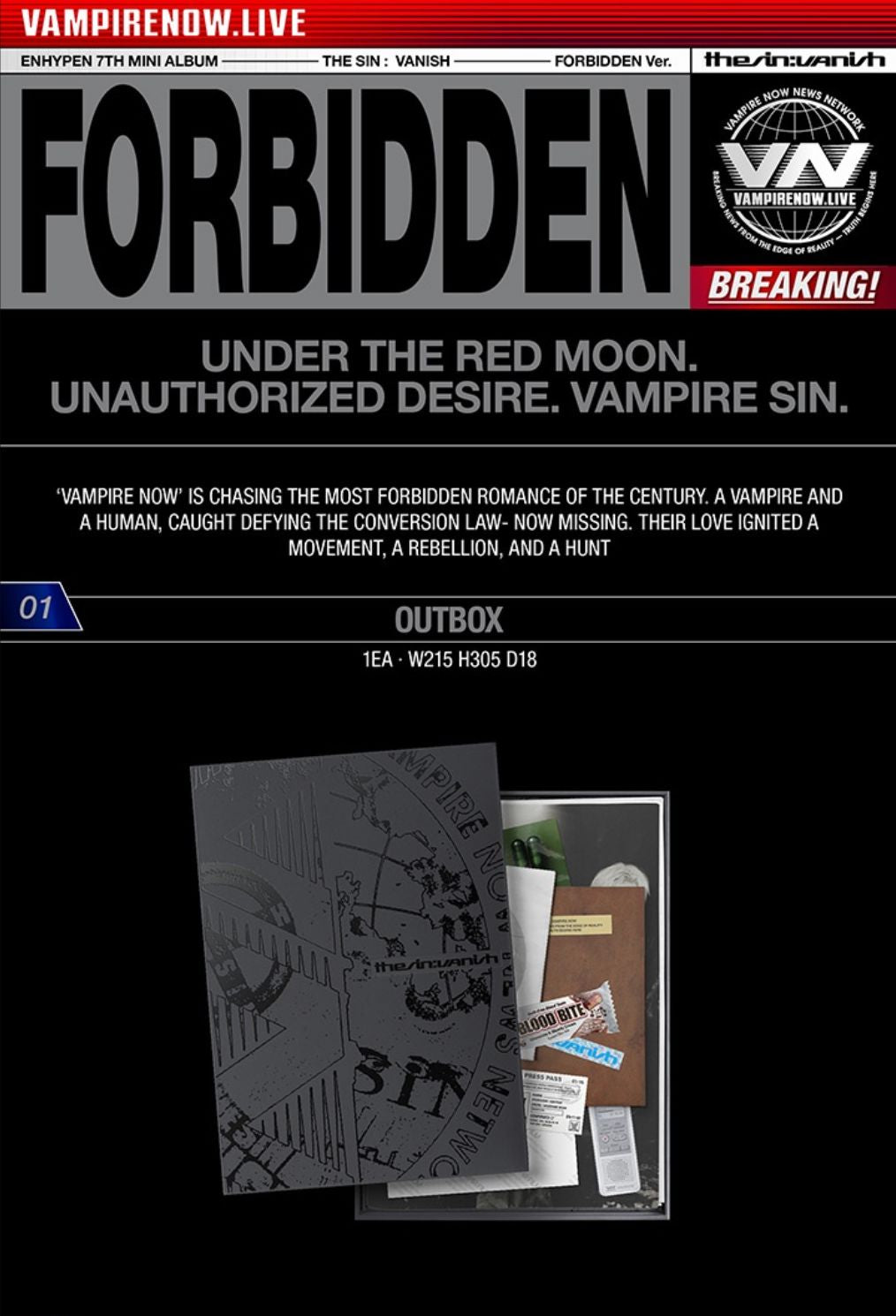 ENHYPEN - THE SIN: VANISH + Makestar Gift Nolae