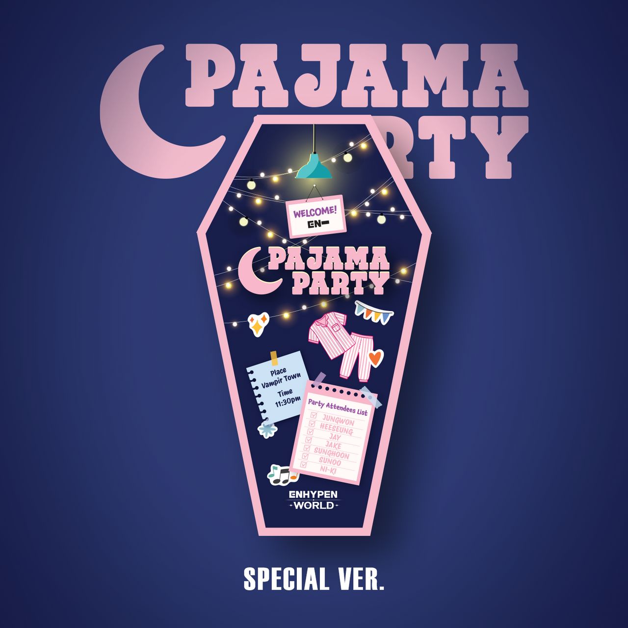 ENHYPEN - WORLD COUPON CARD COLLECTION (PAJAMA PARTY VER.) Nolae