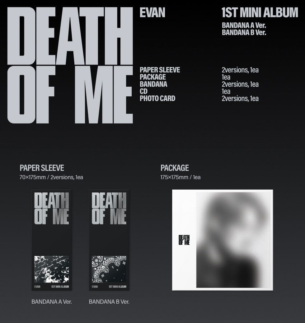 EVAN (Ex-ENHYPEN) - DEATH OF ME (BANDANA VER.) Nolae