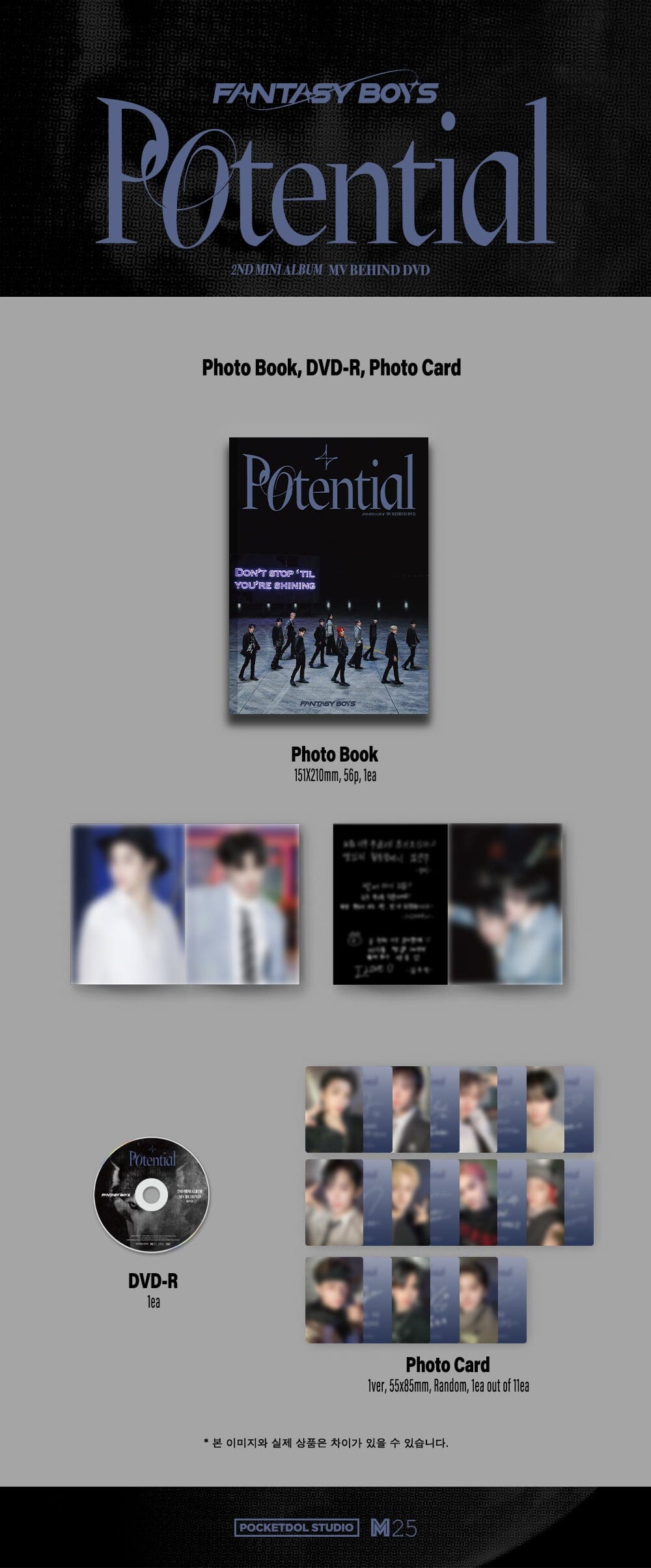 FANTASY BOYS - POTENTIAL DVD (2ND MINI ALBUM MV BEHIND DVD) Nolae