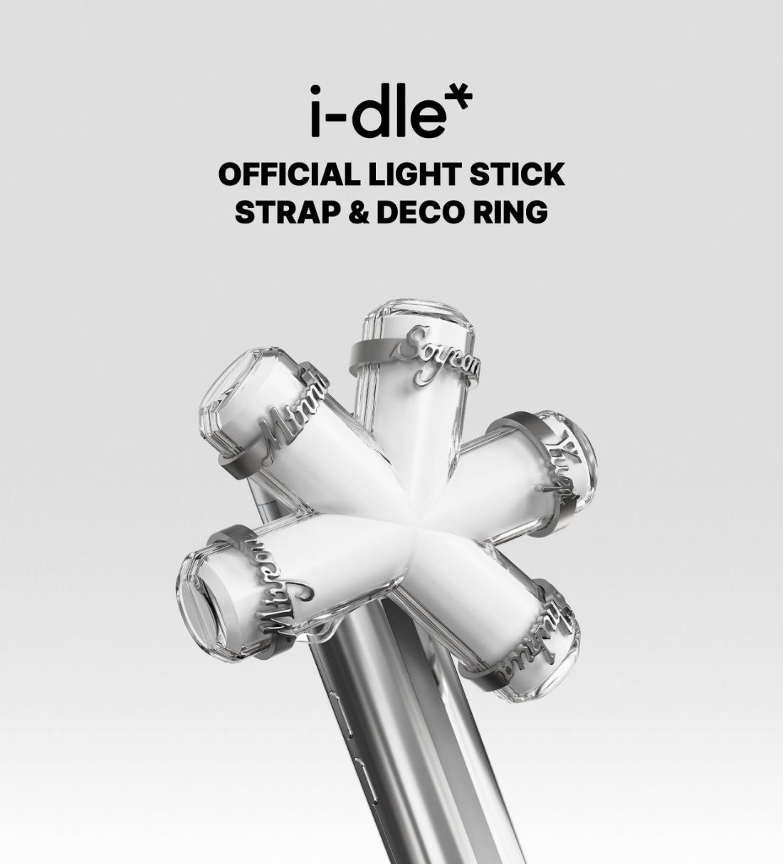 I-DLE - OFFICIAL LIGHT STICK VER. 3 STRAP & DECO RING Nolae