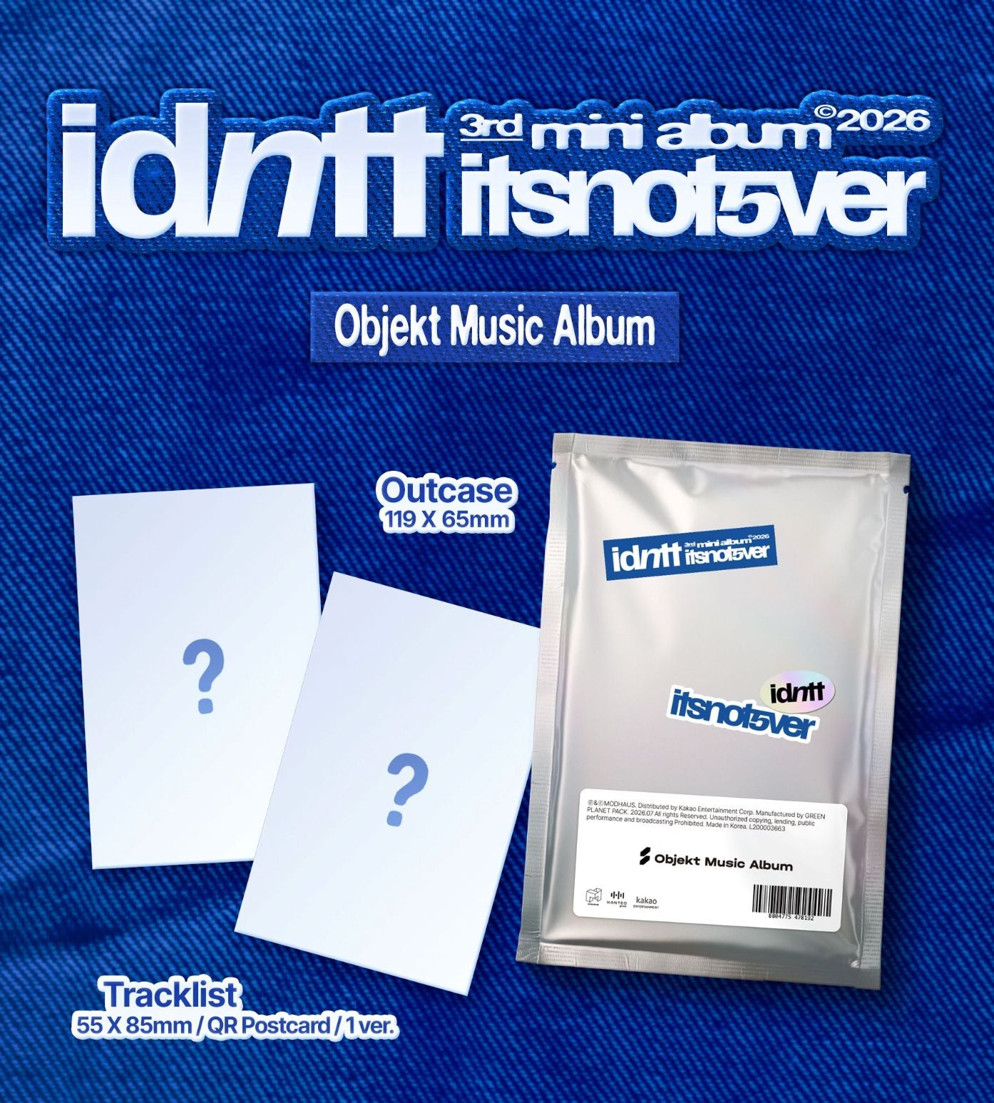 IDNTT - ITSNOTOVER (OBJEKT MUSIC ALBUM) Nolae