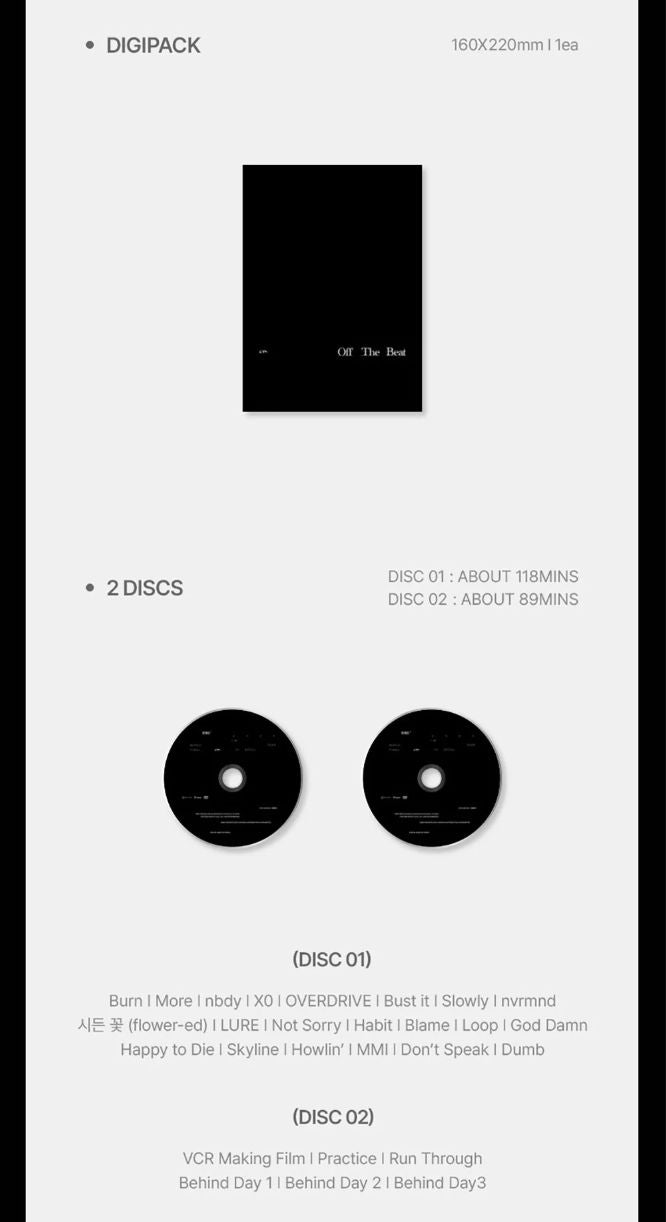 I.M (MONSTA X) - WORLD TOUR 'OFF THE BEAT' FINAL IN SEOUL (DVD & BLU-RAY) Nolae