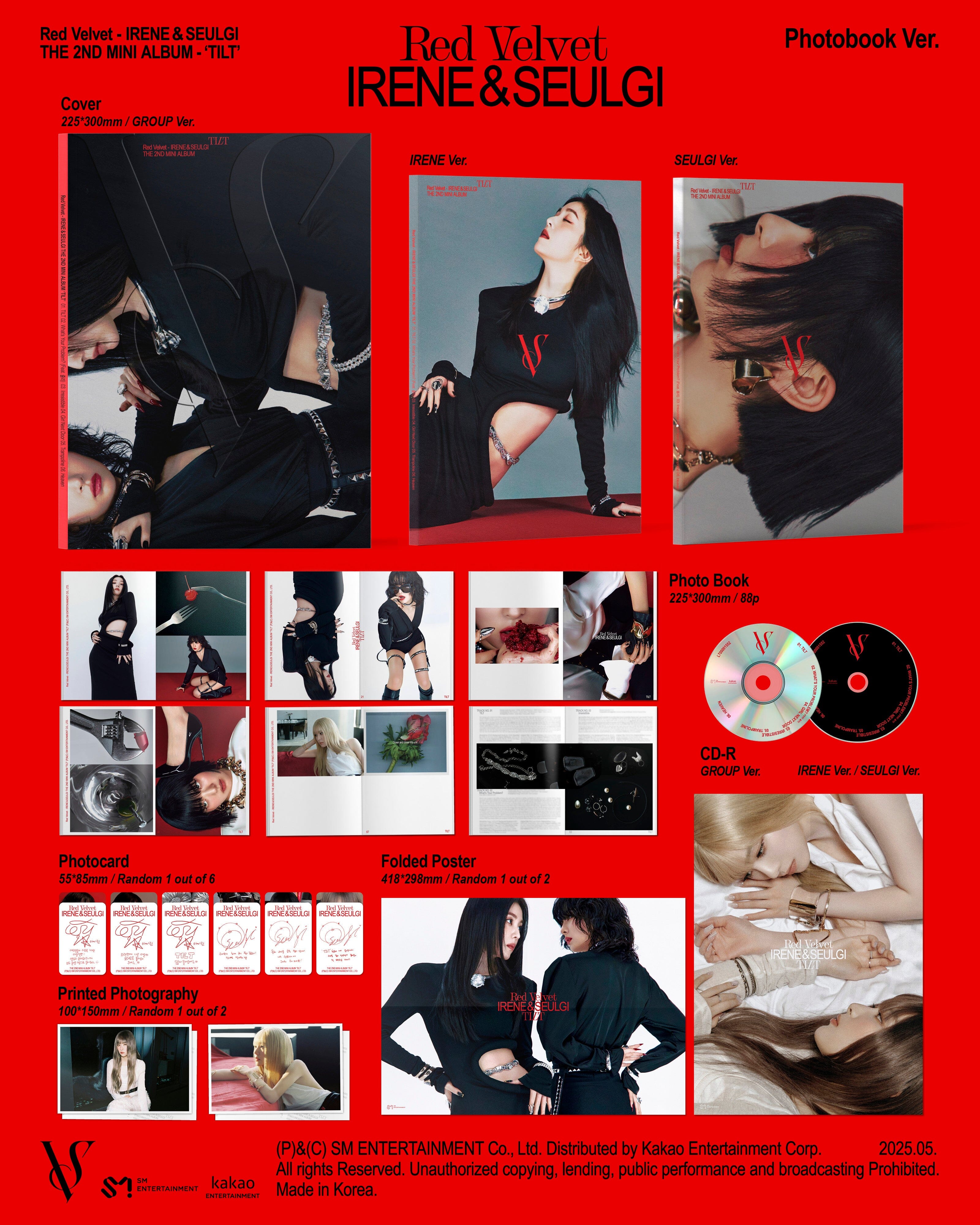 IRENE & SEULGI (RED VELVET) - TILT (PHOTO BOOK VER.) Nolae