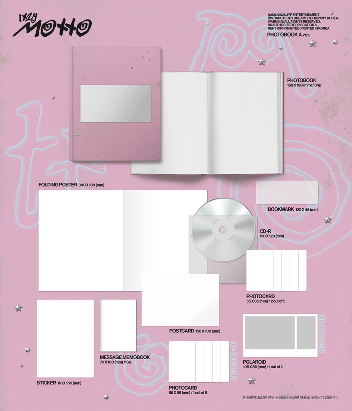 ITZY - MOTTO (PHOTOBOOK VER.) + Apple Music Gift Nolae