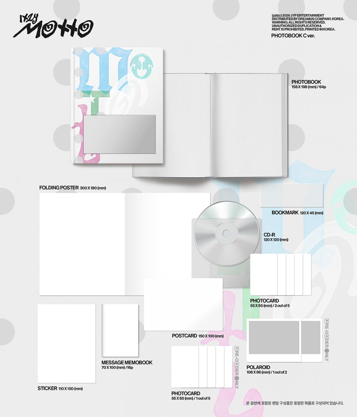 ITZY - MOTTO (PHOTOBOOK VER.) + Apple Music Gift Nolae