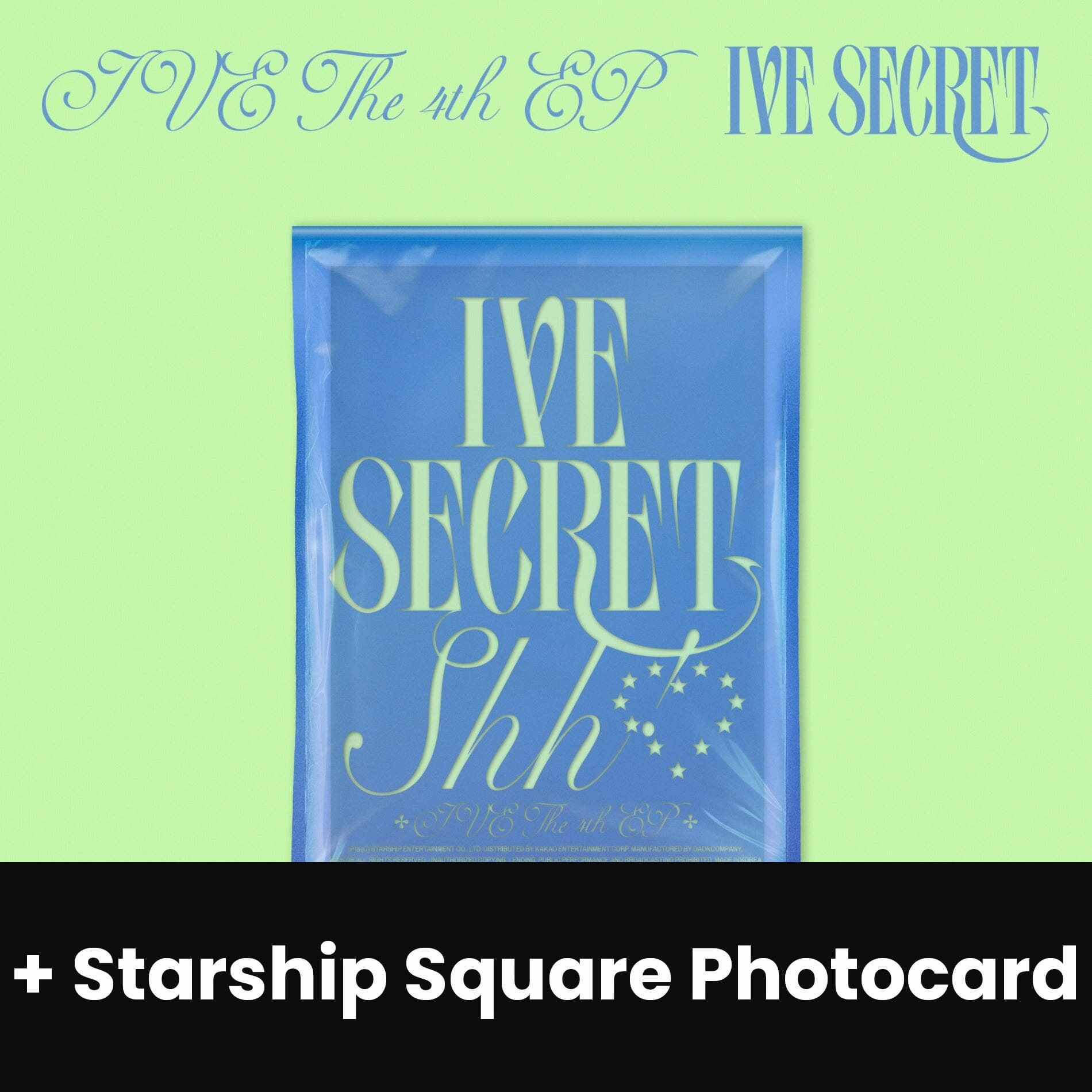 IVE - IVE SECRET + Starship Square Photocards Nolae