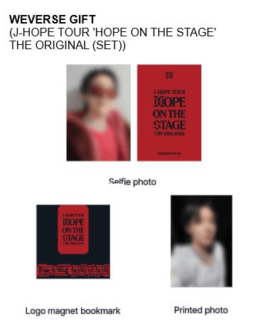 J-HOPE (BTS) - J-HOPE TOUR 'HOPE ON THE STAGE' THE ORIGINAL (SET) + POB WEVERSE GIFT Nolae