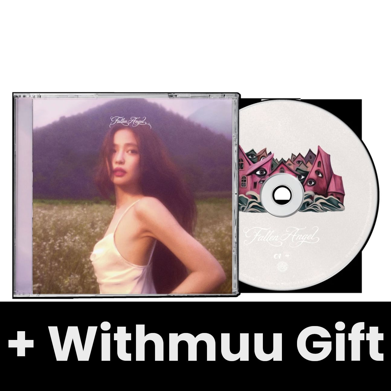JENNIE (BLACKPINK) - FALLEN ANGEL + Withmuu Gift Nolae