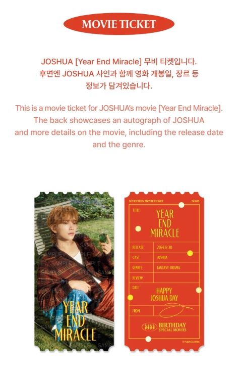 JOSHUA (SEVENTEEN) - HAPPY JOSHUA DAY BIRTHDAY BOX VER.4 Nolae