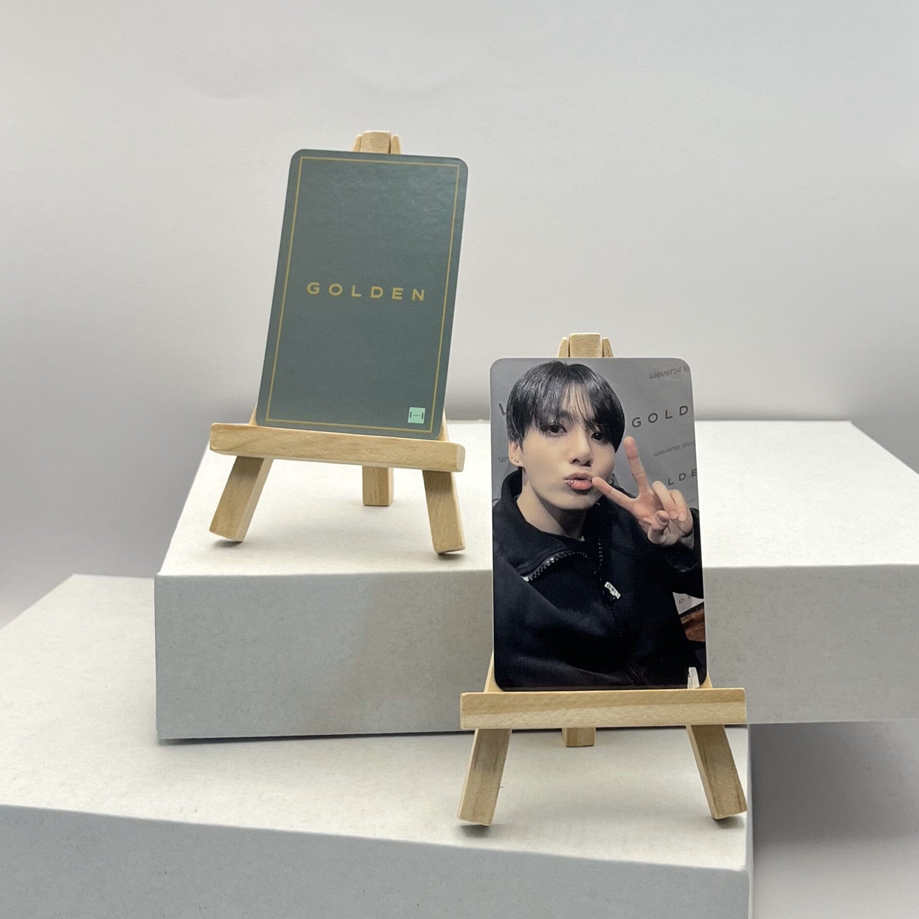 JUNGKOOK (BTS) - GOLDEN (1ST SOLO ALBUM) - Soundwave Lucky Draw Photocards Nolae