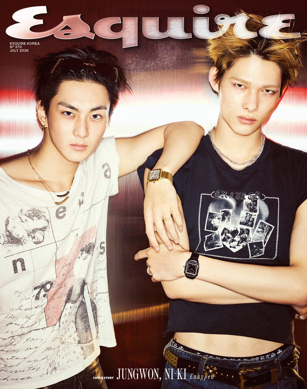 JUNGWON & NI-KI (ENHYPEN) - ESQUIRE Nolae