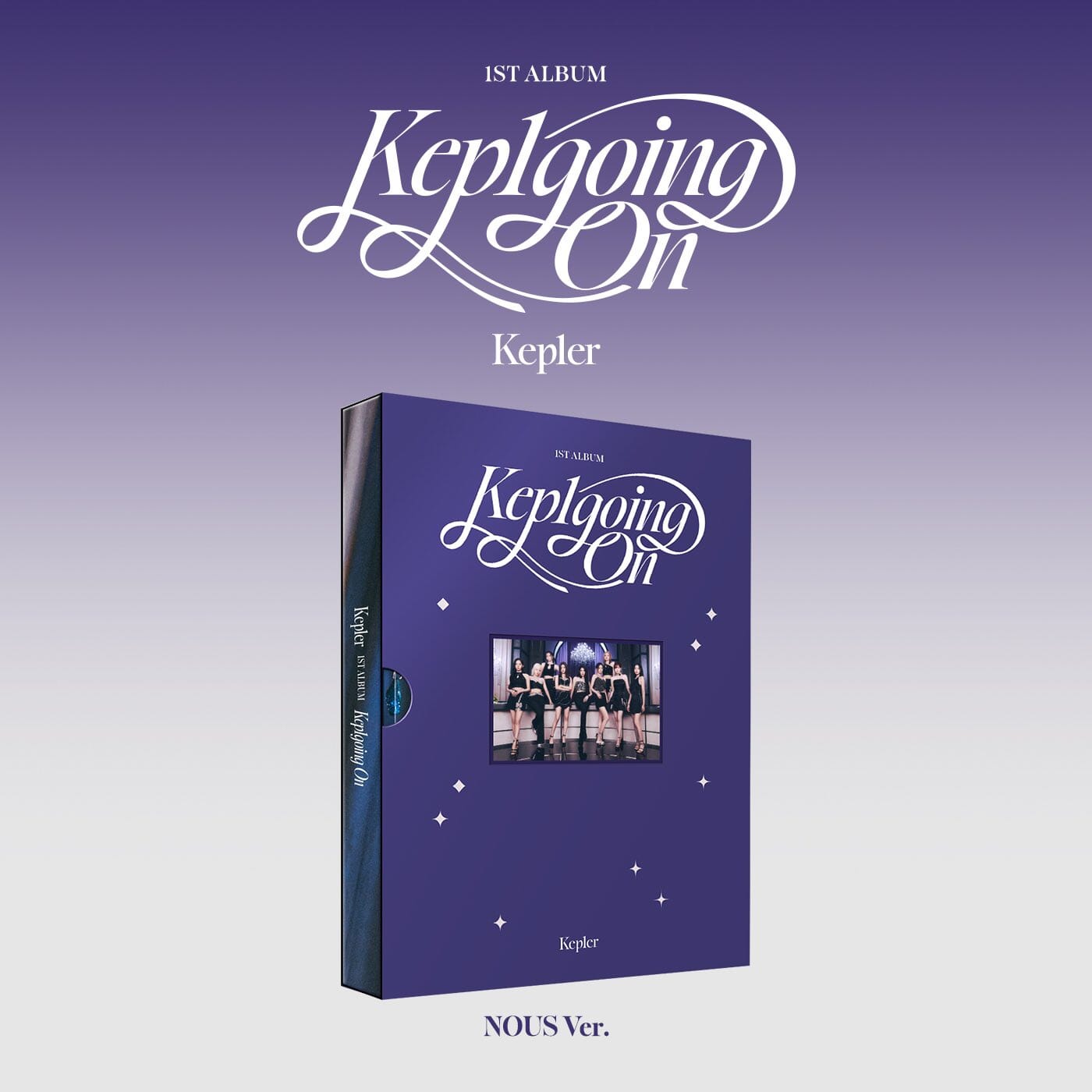 KEP1ER - KEP1GOING ON (1ST ALBUM) + Makestar Photocard Nolae