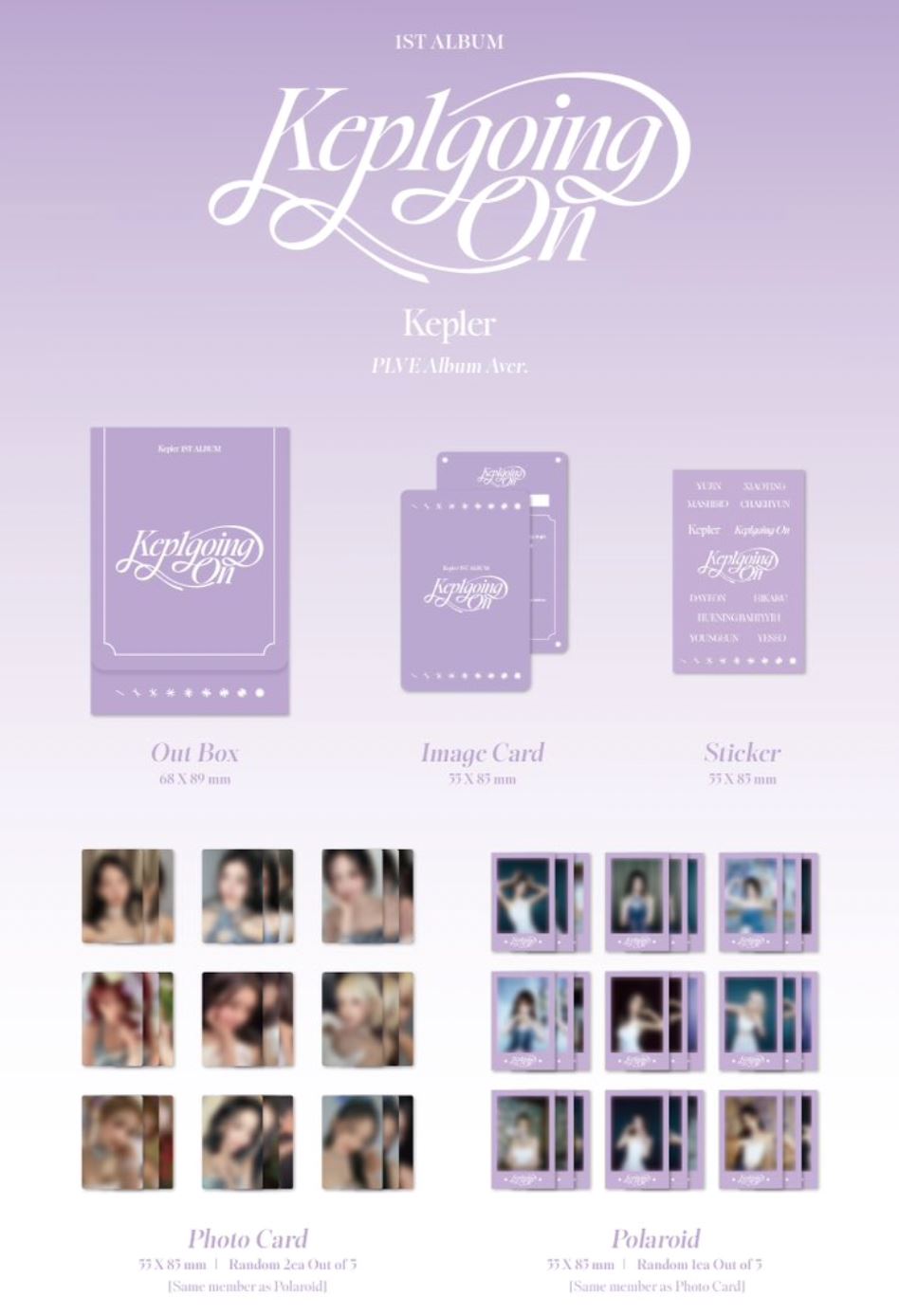 KEP1ER - KEP1GOING ON (1ST ALBUM) PLVE VER. + Soundwave Photocard Nolae