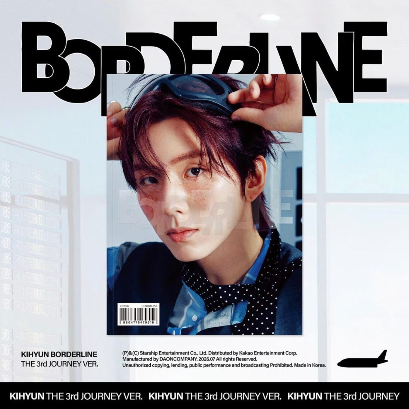 KIHYUN (MONSTA X) - BORDERLINE VER SET + Starship Square Gift Nolae