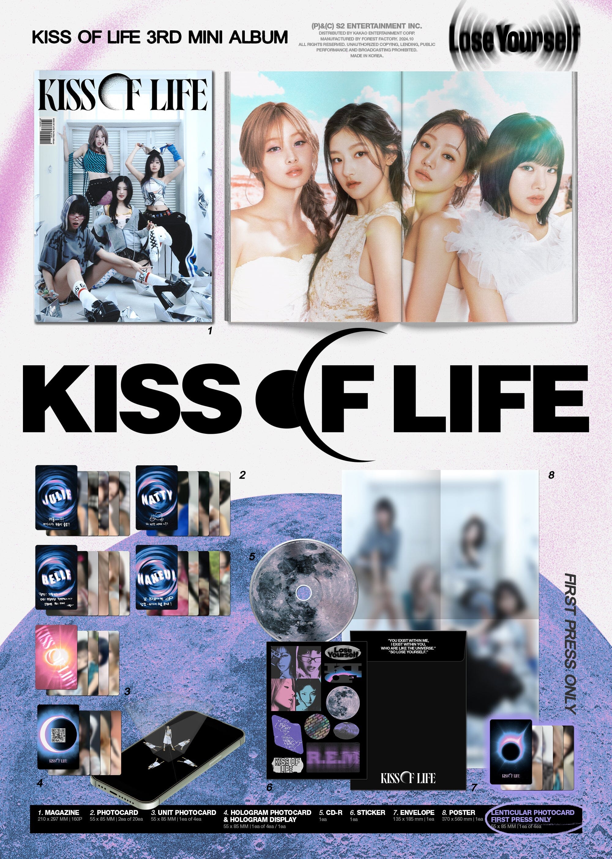 KISS OF LIFE - LOSE YOURSELF (MAGAZINE VER.) Nolae